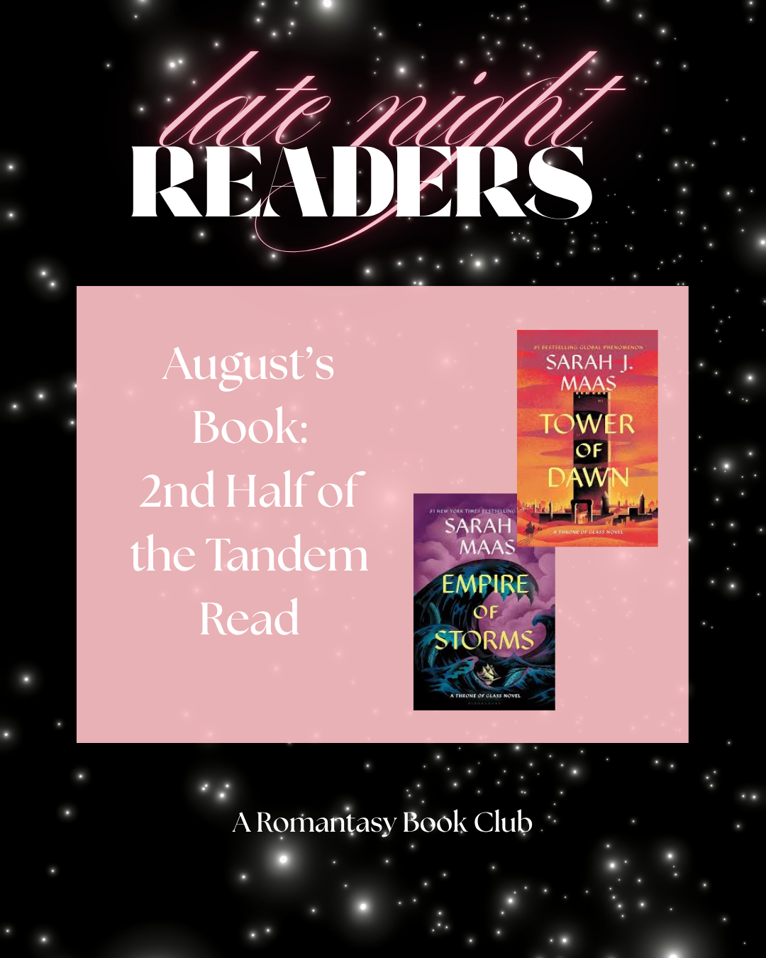 August Late Night Readers Book Club Ticket