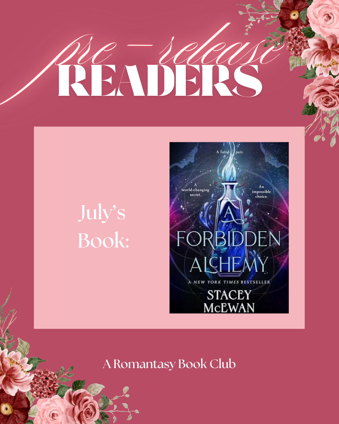 July Pre-Release Readers Book Club Ticket