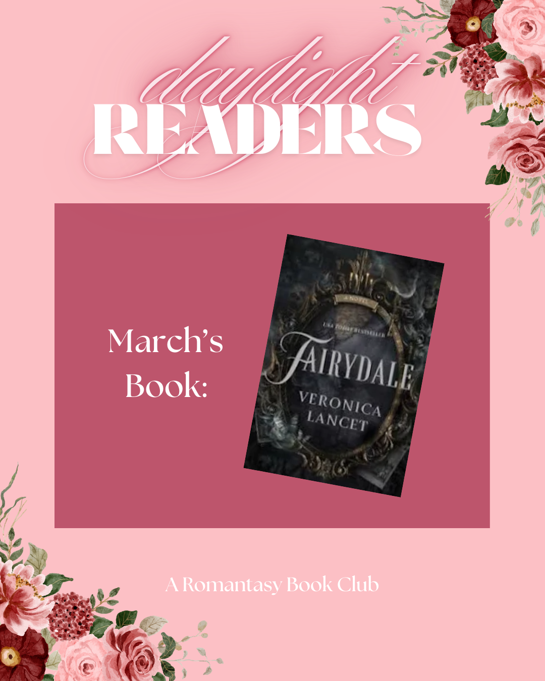 March Daylight Readers Book Club Ticket