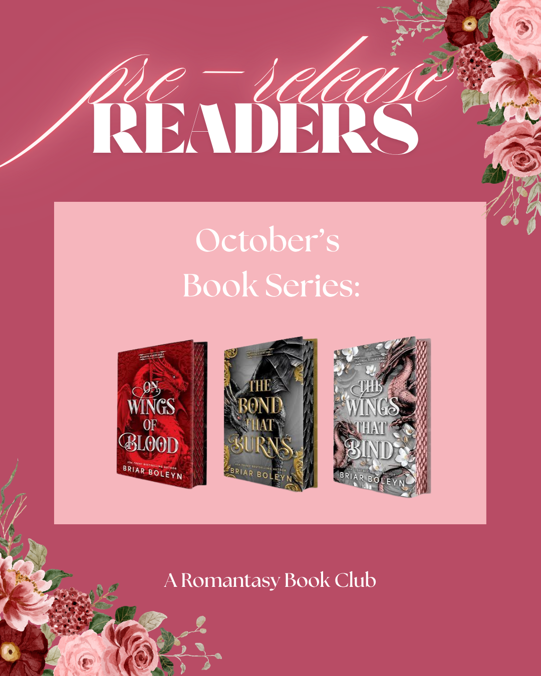 October Pre-Release Readers Book Club Ticket